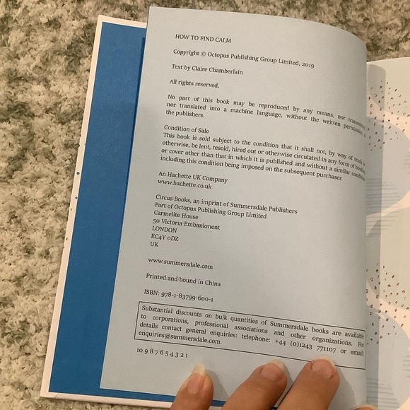 How To Find Calm Self Help Book Psychology Stress Management Mindfullness NWT192 - Picture 10 of 16